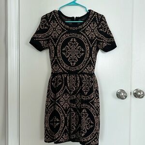 Black and Tan dress